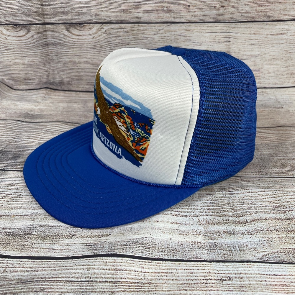 Vintage Grand Canyon - Blue and White Foam Trucker Hat